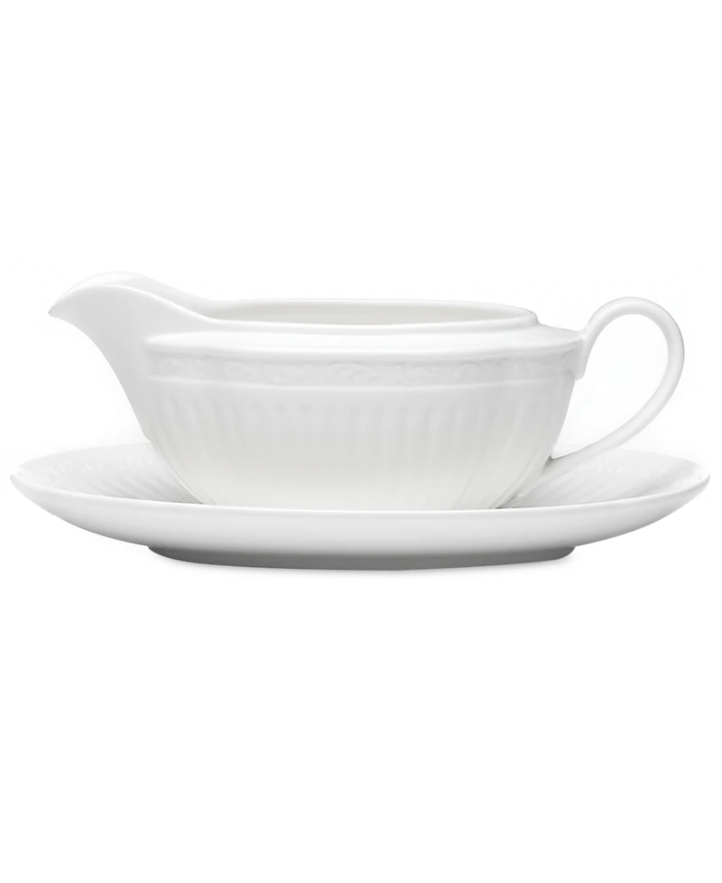 Mikasa Dinnerware, Italian Countryside Gravy Boat with Stand