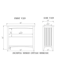 Shaker Cottage Bookcase