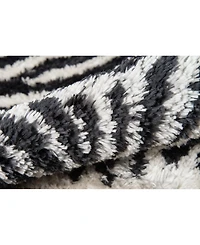 Novogratz Kalahari Kal-1 Black 5' x 7'6" Area Rug