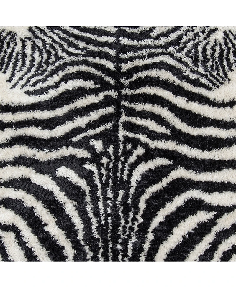 Novogratz Kalahari Kal-1 Black 5' x 7'6" Area Rug