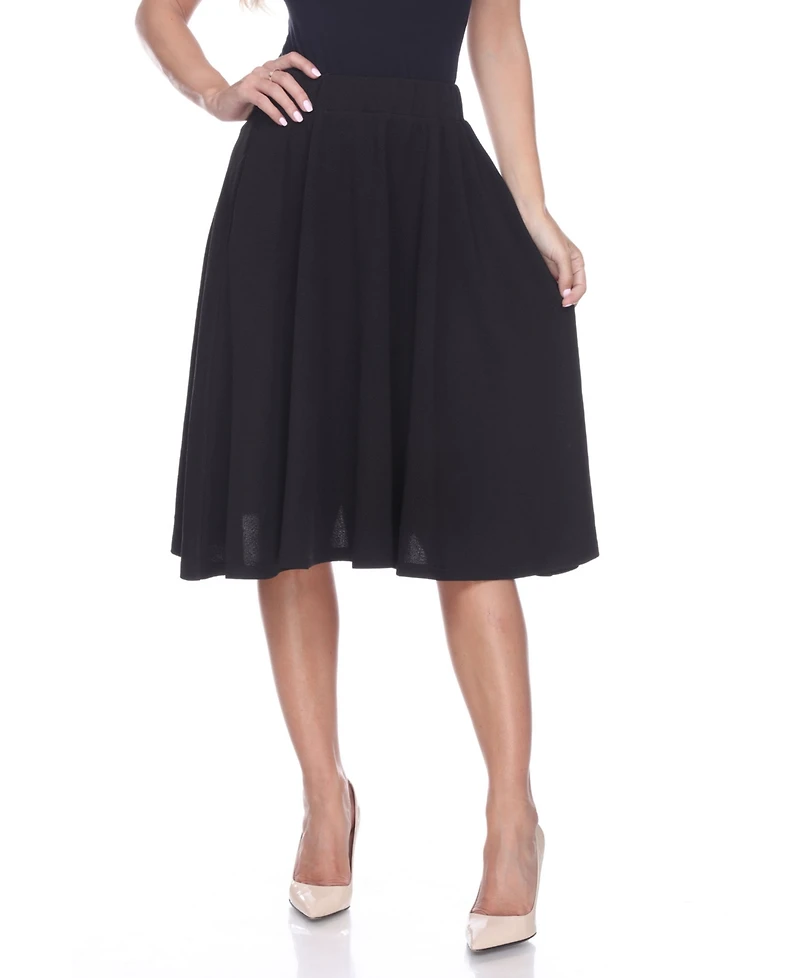 White Mark Saya Flare Skirt