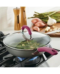 Rachael Ray Create Delicious Hard Anodized Aluminum Nonstick 10.25" Deep Skillet