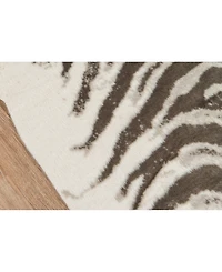 Erin Gates Acadia Aca-1 Zebra 5'3" x 7'10" Area Rug