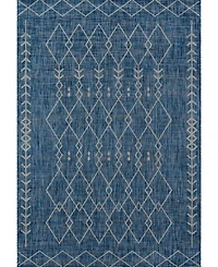 Novogratz Villa Vi-08 Blue 2'7" x 7'6" Outdoor Area Rug
