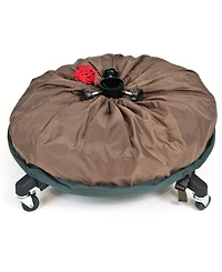 TreeKeeper Medium Upright Christmas Tree Storage Bag with Wheels