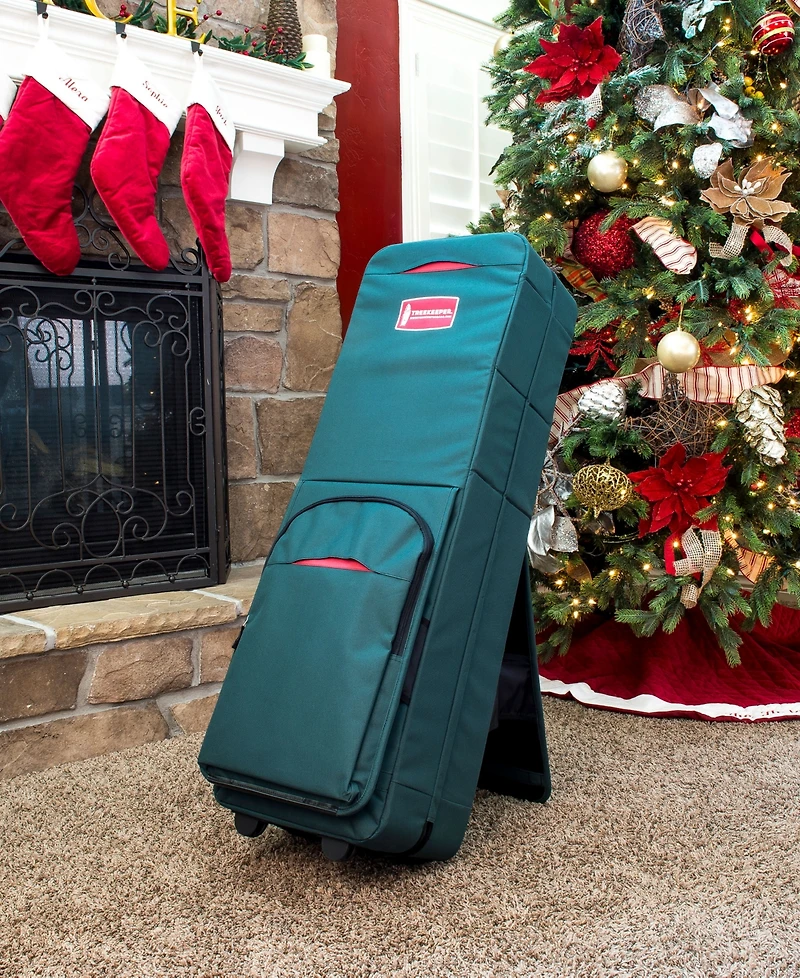 TreeKeeper Rolling Vertical Wrapping Paper Storage Container