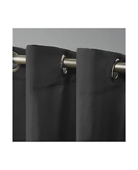 Exclusive Home Delano Indoor/Outdoor Grommet Top Curtain Panel Pair, 54" x 108"