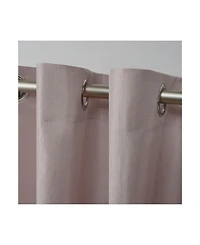 Exclusive Home Biscayne Indoor/Outdoor Grommet Top Curtain Panel Pair, 54" x 108"