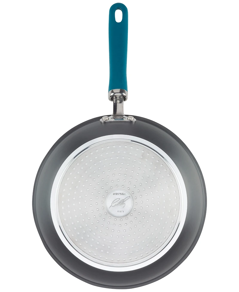 Rachael Ray Create Delicious Hard Anodized Aluminum Nonstick 10.25" Deep Skillet