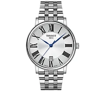Tissot Men's Swiss Carson Premium Stainless Steel Bracelet Watch 40mm