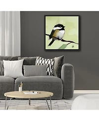 Courtside Market Bluebird Ii 30" x 30" Canvas Wall Art with Float Moulding