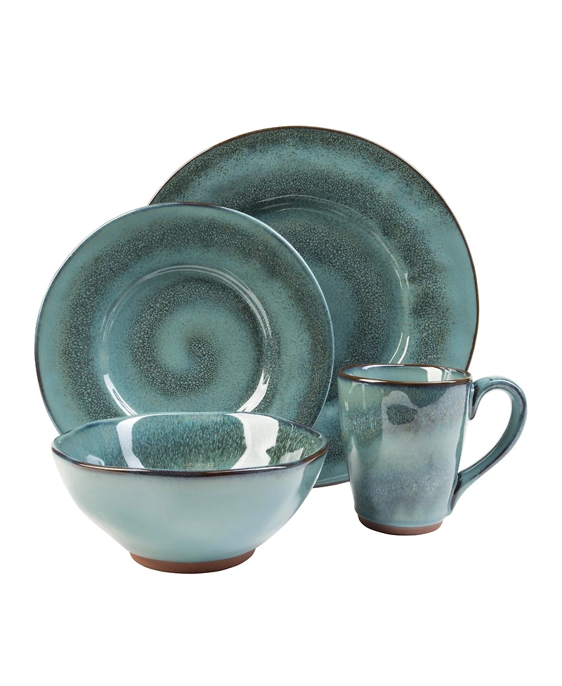 Sango Toren Denim 16 Piece Dinnerware Set