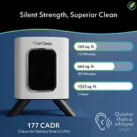 Air Oasis iAdaptAir 2.0 Small – 1,325 Sq Ft Coverage, 5-in-1 Purification, With 177 Cfm