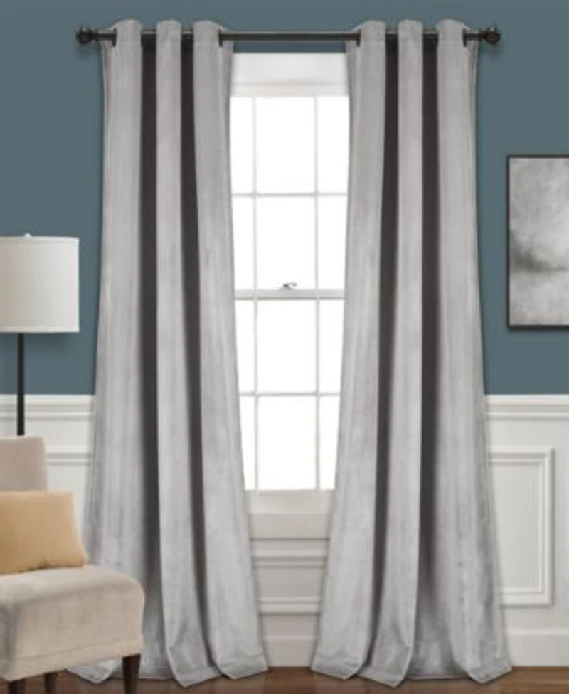 Lush Decor Prima Velvet Curtain Sets