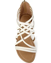 Journee Collection Women's Hanni Wide Width Crisscross Strappy Flat Sandals