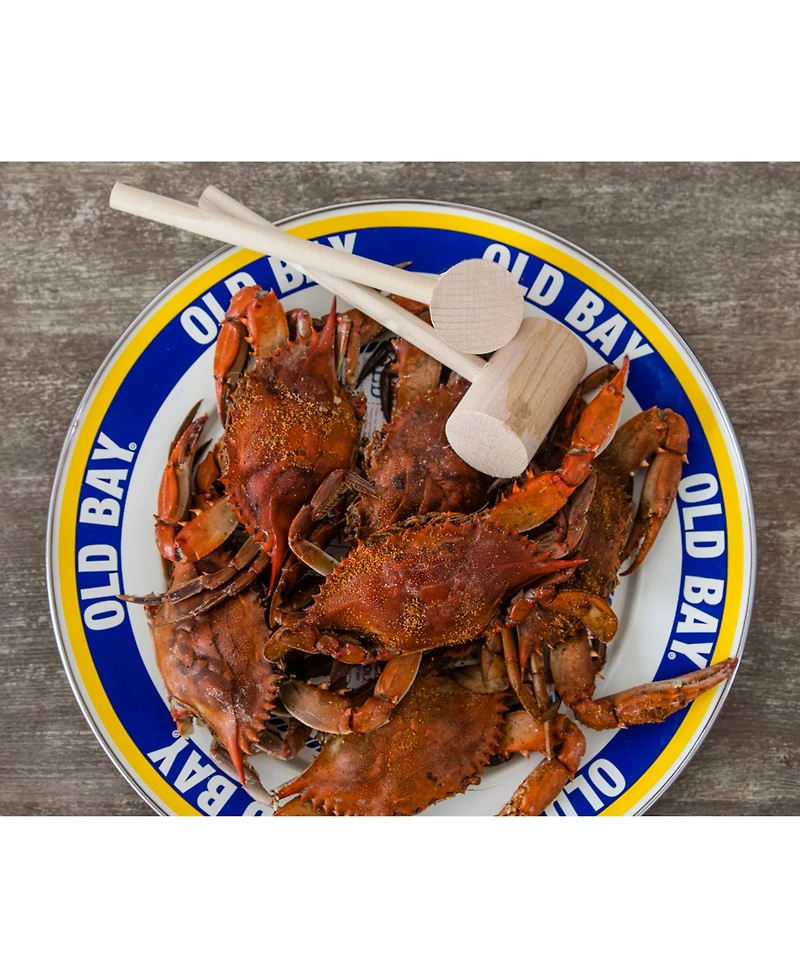 Golden Rabbit Old Bay Enamelware Collection 4 Quart Serving Bowl