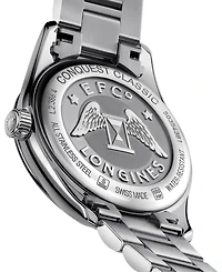 Longines Women's Swiss Conquest Classic Stainless Steel Bracelet Watch 34mm