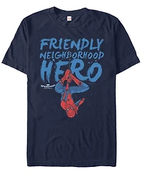 Marvel Men's Spider-Man Homecoming Friendly Neighborhood Hero Short Sleeve T-Shirt
