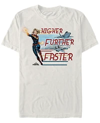 Marvel Men's Captain Jet Streams Short Sleeve T-Shirt
