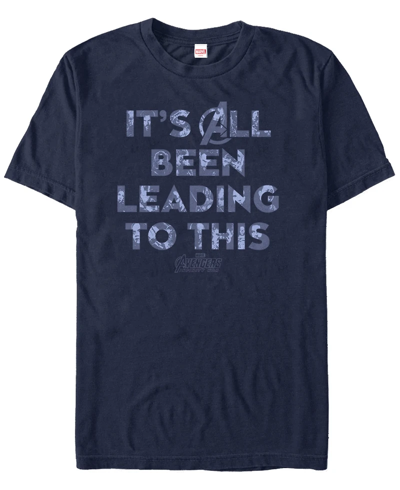 Marvel Men's Avengers Infinity War Short Sleeve T-Shirt Leading Up To This