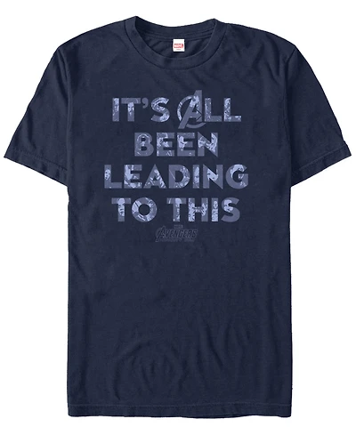 Marvel Men's Avengers Infinity War Short Sleeve T-Shirt Leading Up To This