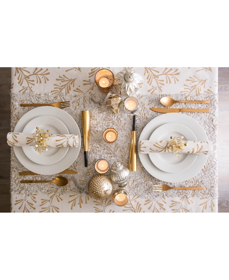 Design Imports Sequin Mesh Table Runner Roll 16" x 10'
