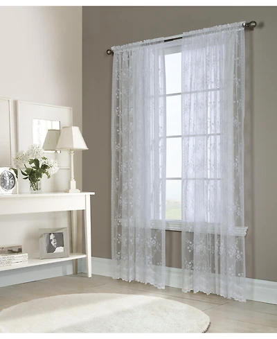 Habitat Mona Lisa Jacquard Lace Tailored Sheer Panel