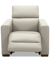 Nevio 39" Leather Power Recliner with Rachet Headrest