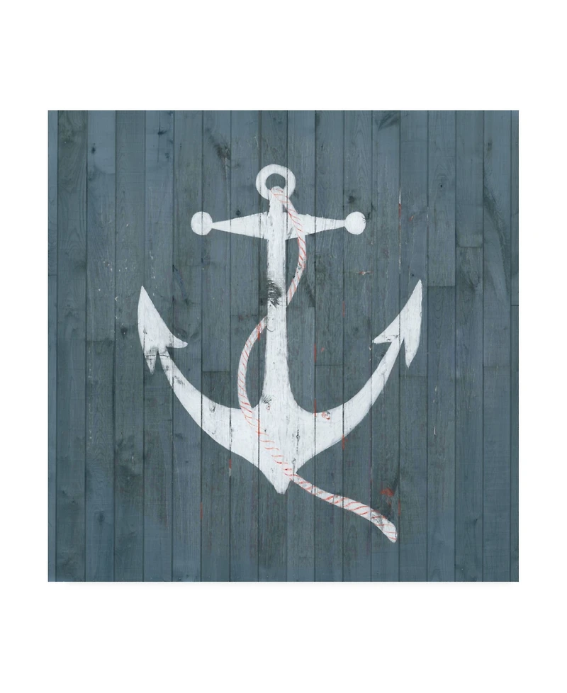 Grace Popp Nautical Plank Iv Canvas Art - 20" x 25"