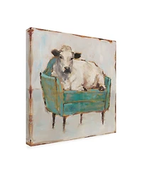 Ethan Harper Moo-ving in I Canvas Art - 36.5" x 48"