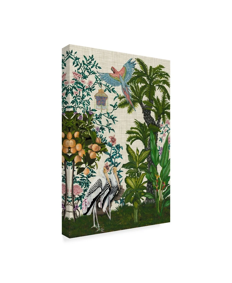 Naomi Mccavitt Paradis Chinoiserie Ii Canvas Art - 20" x 25"