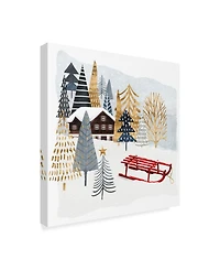 Victoria Borges Christmas Chalet Ii Canvas Art - 15" x 20"