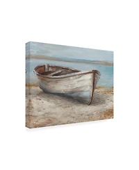 Ethan Harper Whitewashed Boat I Canvas Art - 20" x 25"