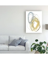 Jennifer Goldberger Interlock I Canvas Art - 36.5" x 48"