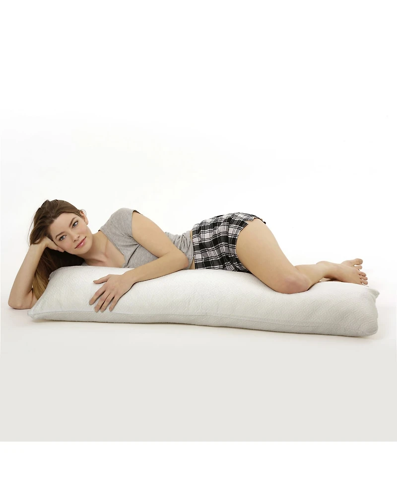 Rio Home Fashions Pure Rest Covered Memory Foam Body Pillow