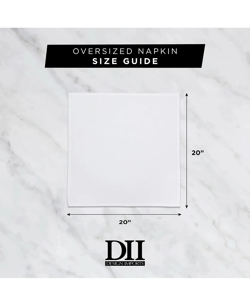 Design Imports Logger Check Napkin, Set of 6