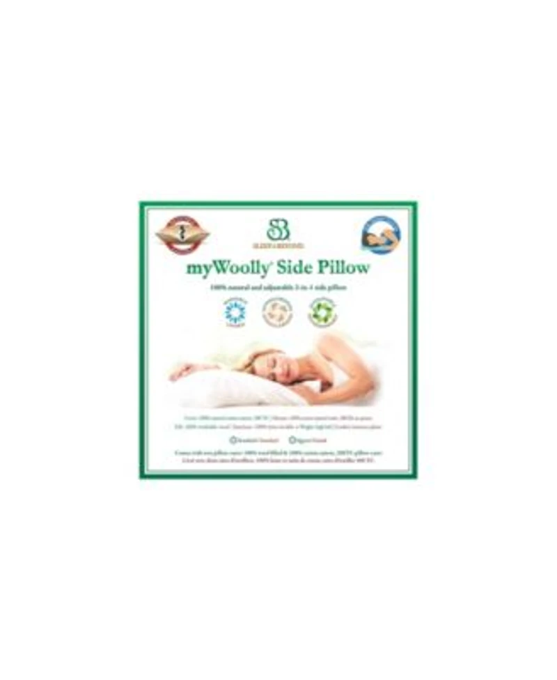 Sleep Beyond Mywoolly Natural Adjustable Washable Side Wool Pillows