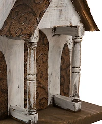 Glitzhome Extra-Large Rustic Wood Birdhouse