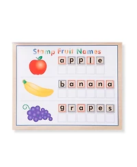 Melissa and Doug Wooden Abc Activity Stamp Set