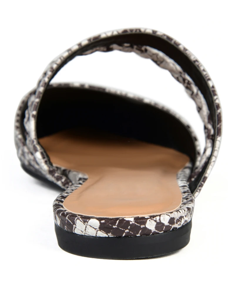 Journee Collection Women's Olivea Braided Slides