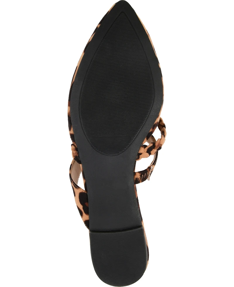 Journee Collection Women's Olivea Braided Slides
