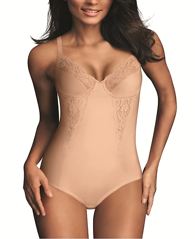 Maidenform Women's Firm Control Embellished Unlined Shaping Bodysuit1456