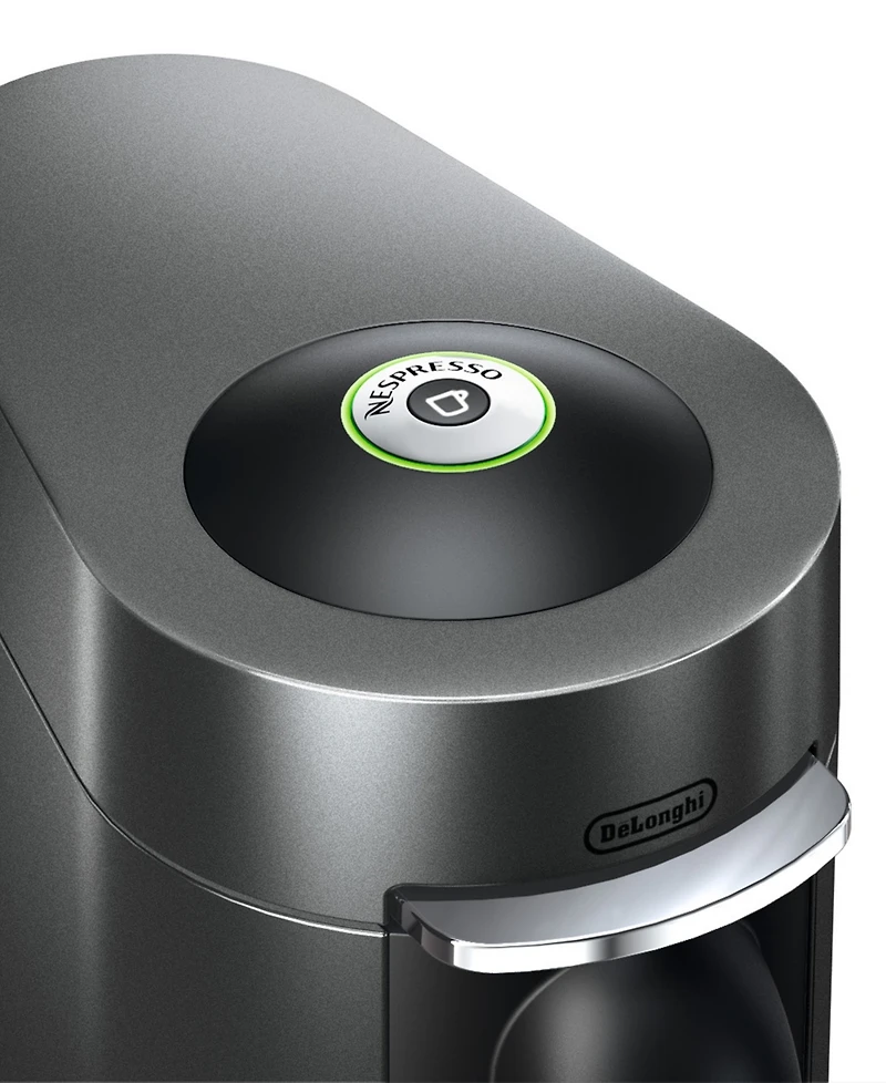 Nespresso Vertuo Plus Deluxe Coffee and Espresso Machine by De'Longhi in Titan