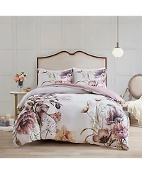 Madison Park Cassandra Cotton 3-Pc. Duvet Cover Set, Full/Queen