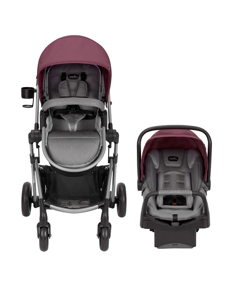 Evenflo Pivot Modular Travel System with Safemax Infant Car Seat