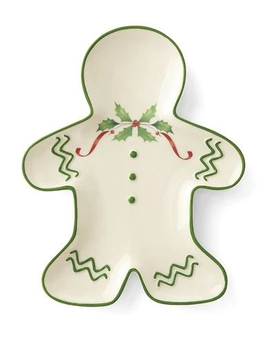 Lenox Holiday Gingerbread Man Accent Plate