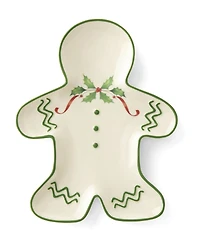 Lenox Holiday Gingerbread Man Accent Plate