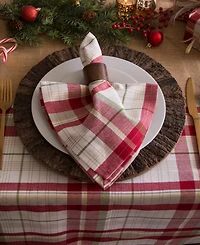 Design Imports Orchard Plaid Napkin, Set of 6