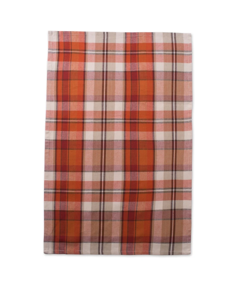 Design Imports Assorted Check Fall Be Thankful Printed Dishtowel Set