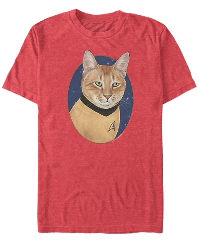 Star Trek Men's The Original Series Cat-Tain Kirk Short Sleeve T-Shirt